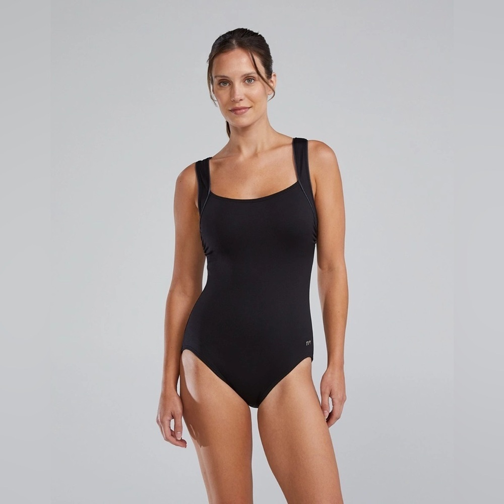 TYR Durafast Elite® Women's Square Neck Controlfit Swimsuit - Solid